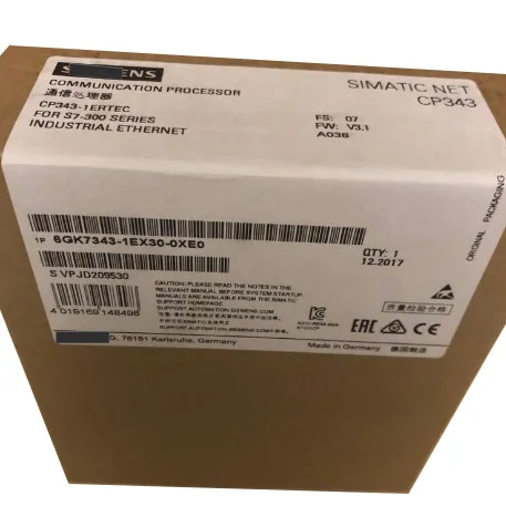 Новый и оригинальный модуль процессора связи 6GK7343-1EX30-0XE0 PLC 6GK73431EX3OOXEO spot |
