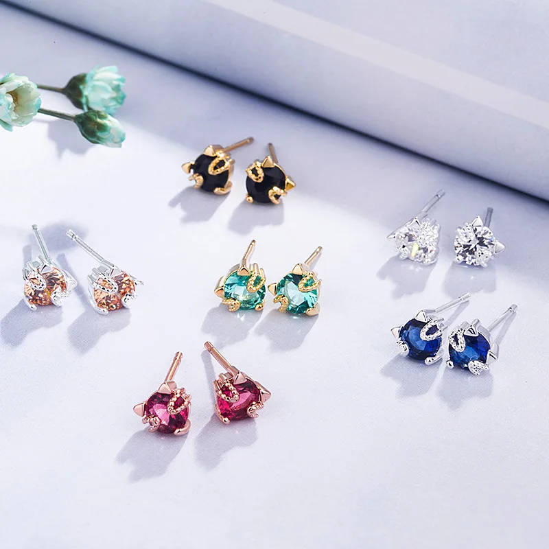 earrings 925 silver jewelry for women wedding wholesale 1