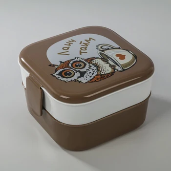 

Lunch box "Owls", 2 compartments 400 ml