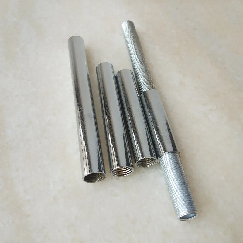 Description Picture 6 of item2PCS Inner M10 Female Thread+electroplated Metal Hollow Iron Pipe Straight Tube Both Ends Has Inner Tooth Tube for DIY Part