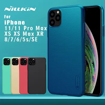 

for iPhone 11 11 Pro Max X XR XS Max Case Nillkin Frosted Shield Phone Case Hard Back PC Cover for iPhone 11 Pro Max 8 Plus Case