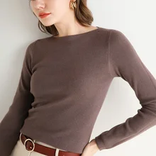 adohon 2020 woman winter 100% Cashmere sweater autumn knitted Pullovers High Quality Warm Female thickening O-neck