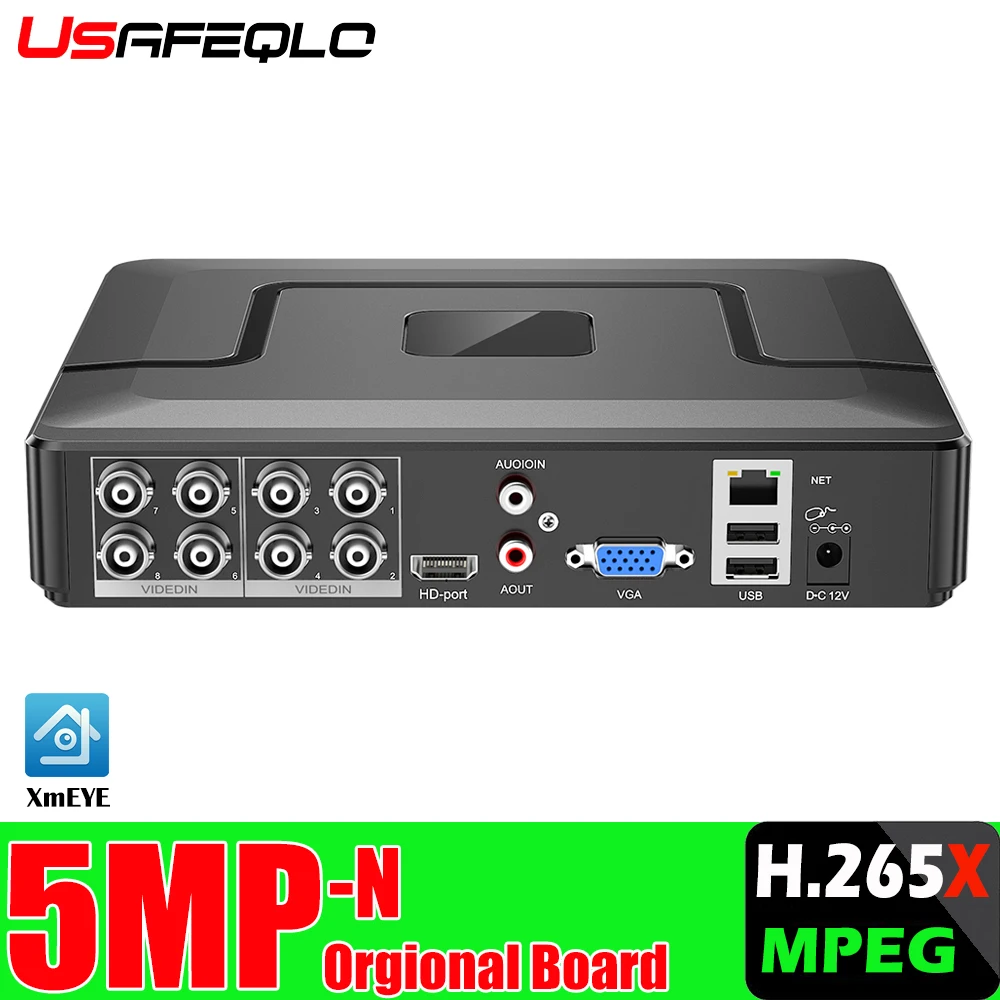Гибридный видеорегистратор 5 в 1 H.265X 4ch 5M N 8CH 1080NH HVR CCTV поддержка AHD/TVI/CVI/CVBS/IP камер