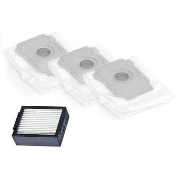 

4 Pcs Dirt Disposal Bags&Filter Replacement Parts for IRobot Roomba I7 I7+/Plus Clean Base Robot Vacuum Cleaner,4640235