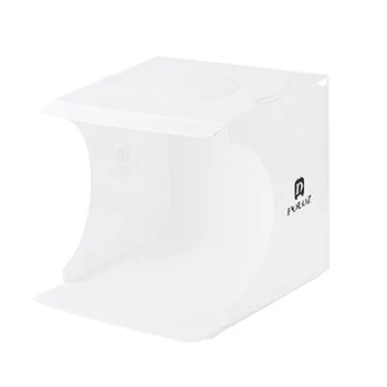 

Mini Folding Lightbox Photography Photo Studio Double Row Lights 40LED Portable Softbox Photo Props Background Kit For Camera