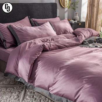 

GXC Luxury 100% Silk Healthy Love Home Bedding Set Duvet Cover Set Silky Bed Set Pillowcase Queen King Flat Sheet Set