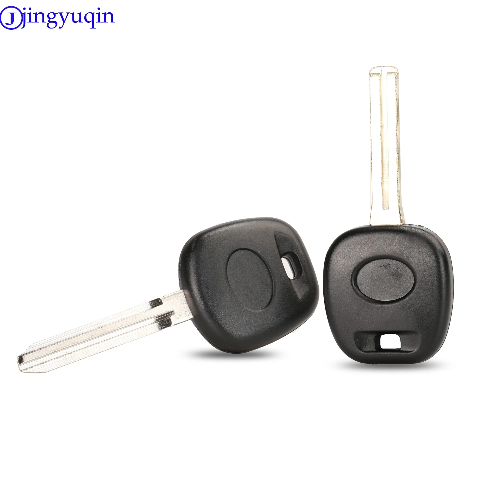 Jingyuqin 10ps пустой транспондер ключ оболочка для Toyota RAV4 PRADO COROLLA Camry Reiz Highlander Yaris Corolla