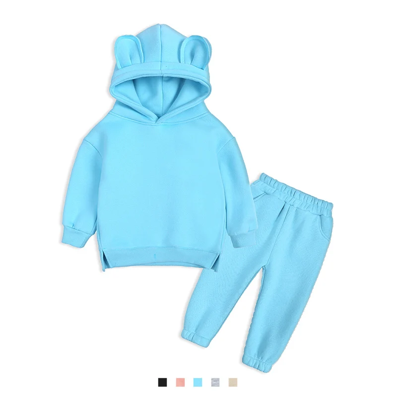 Kids Tales 2 Pcs Warm Tracksuit For Boys Clothing Set Pullover Sweatshirts+Pants Clothes For Kids Outfits Young Children Suit