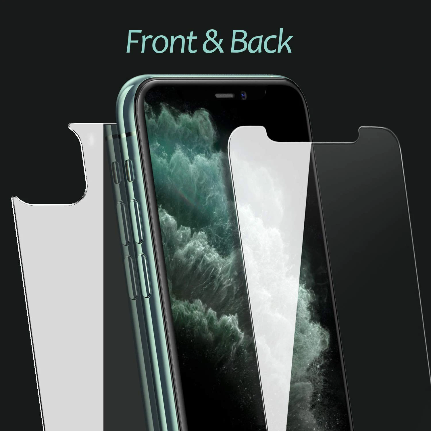 

2.5D Front and Back Temper Glass For iPhone 11 Pro Max 2019 Screen Film Protector For iPhone X XR XS Max Protective Film Glass