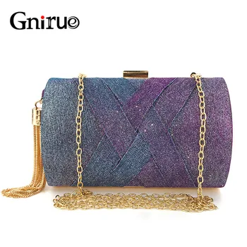 

Fashion Glitter Tassel Women Wallet Clutch Evening Bag Luxury Banquet Wedding Pouch Party Shoulder Crossbody Bags Purse Handbag