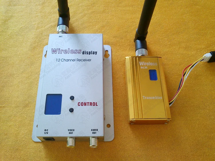 

1.2G Updated Version Wireless Video and Audio Transmitter Crane Monitoring Wireless Transmit Receive