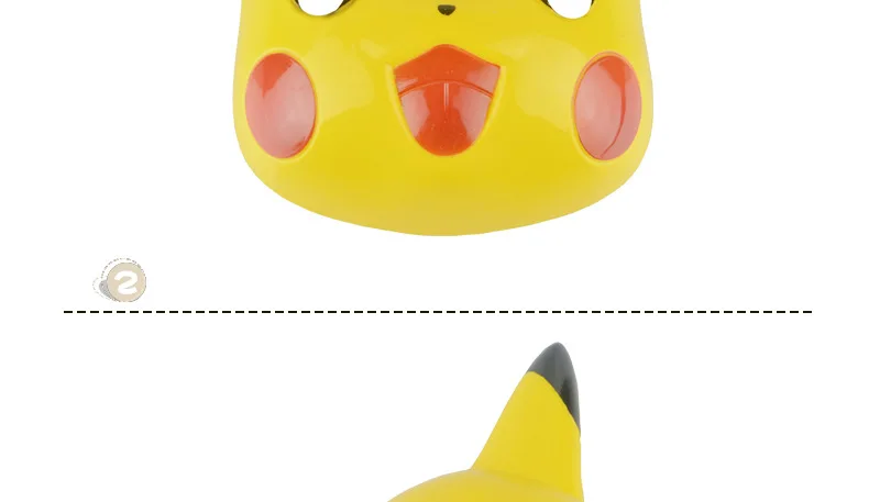 Pocket Monster Pokemon Ash Pet реквизит с карманами монстр маска с изображением Пикачу пластиковый подарок на день рождения