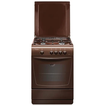

Gas stove Gefest PG 1200-c7 K89, gas oven, metal lid, Brown