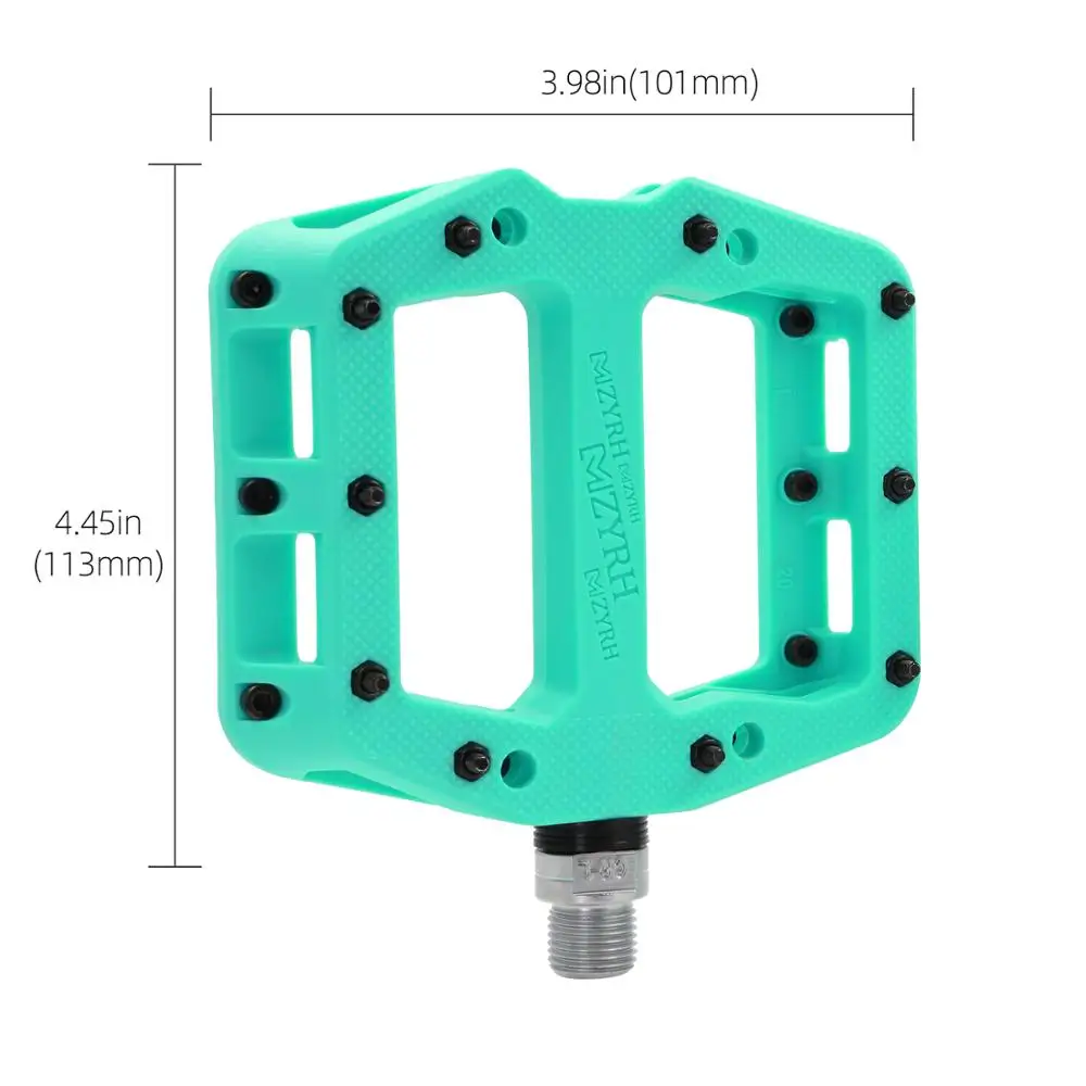 Ansjs MTB педали, педали для горного велосипеда, Легкие нейлоновые волокна, велосипедные педали на платформе для BMX MTB 9/16"