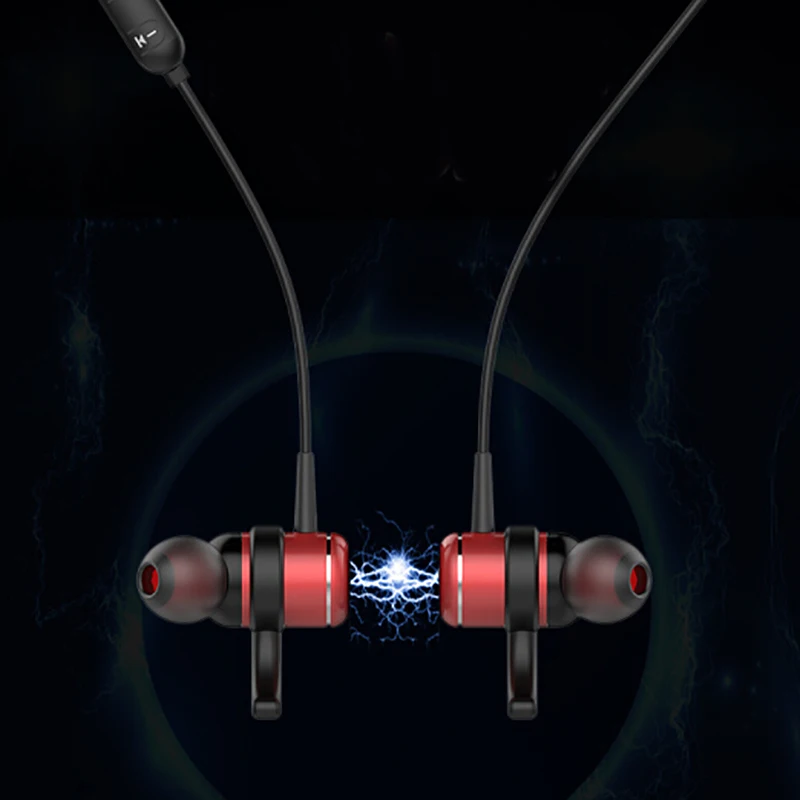 T1 Bluetooth Headset Hanging Ear In Ear Sports Anti Sweat netic Suction Stereo Wireless Bluetooth Headset
