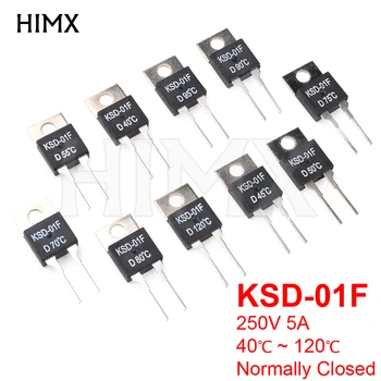 

KSD-01F JUC-31F 40~150 Degree Celsius (N.C.) Normally Closed Temperature Switch Thermostat Thermal Protector TO-220