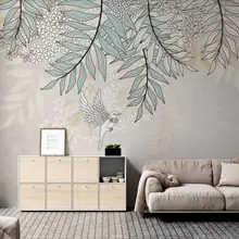 Индивидуальные скандинавские современные ТВ диван фон настенная бумага