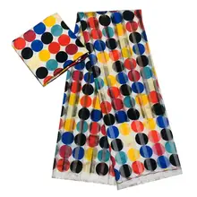 Модальная органза атласная шелковая ткань Африканская мягкая восковая ткань с принтом 2 ярда шифон 4 ярда audel modell ИМИТИРОВАННАЯ Анкара ткань 120302