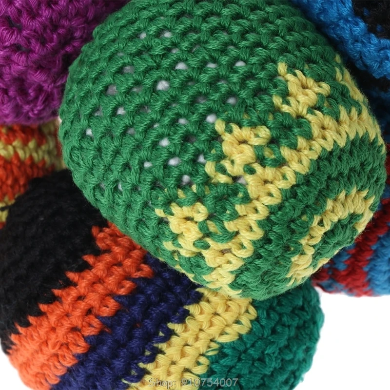 Handmade Sacks Footbag Toy Balls Magic Juggling Ball For Kid Outdoor Toy Soft Ball