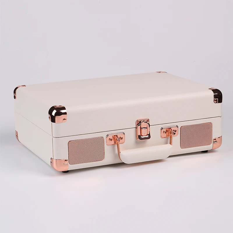 Turntable portable suitcase phonograph vinyl