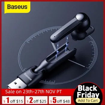 

Baseus A05 Wireless Earphones Bluetooth 5.0 Touch Control Noice Reduction Earphone Stereo Sound Mini In-ear Headset HD Call