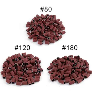 

50/100pcs Electric Nail Drill Milling Machine Sanding Bands For manicure 80"120"180" Set Of Drills For Nails Replacement Bits
