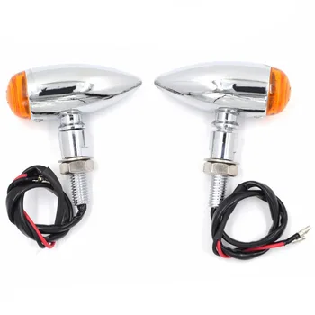 

2pcs Turn Signal Lights Motorcycle 12V Side marker Replacement Exterior