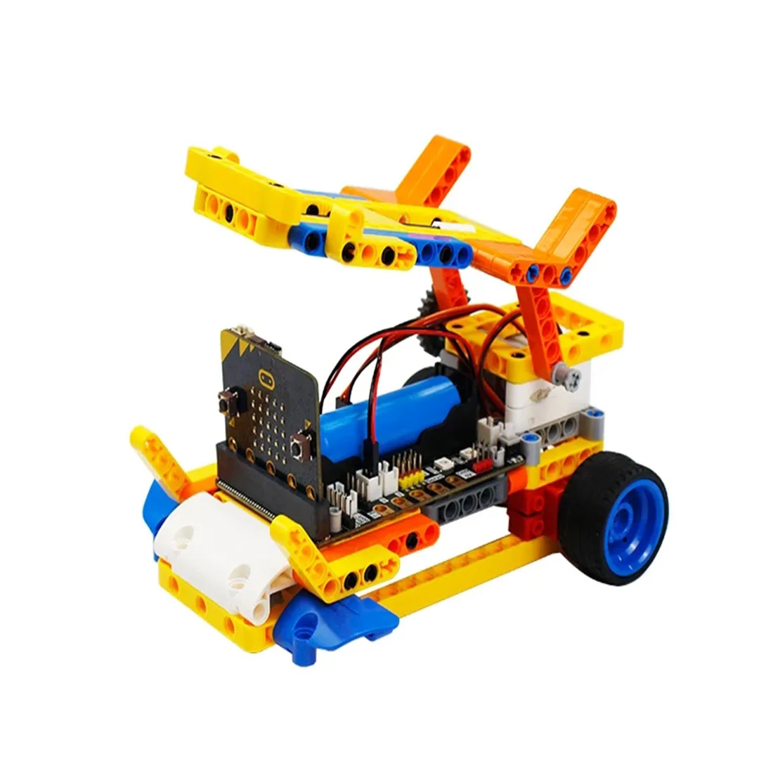 

Free Shipping Program Intelligent Robot Building Block Car Kit Various Shapes Steam Programming Education Car For Micro:Bit