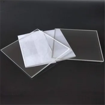 

Purity clear quartz glass plate 100*100*0.5mm 10pcs quartz window