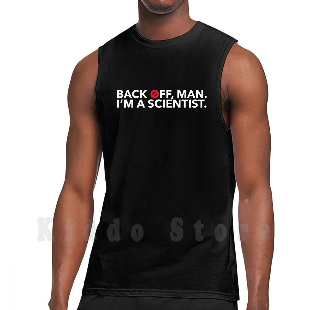 Indietro, Uomo. Sono Uno Scientist. Canotte Gilet 100% Cotone Venkman Ghostbusters Ghost Buster Slimer Murray