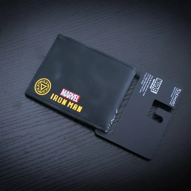 Мужские кошельки в стиле Комиксы DC, Marvel, кожаный кошелек в стиле аниме "месть", сумка из ПУ ПВХ 4,5 дюймов, водонепроницаемый Модный повседневный короткий кошелек