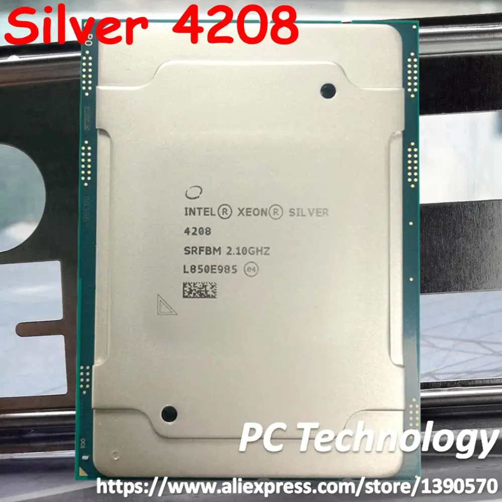 Оригинальный процессор Intel Xeon Silver 4208 QS Silver4208 11 Мб кэш-памяти 2 10 ГГц 8 ядер 85 Вт