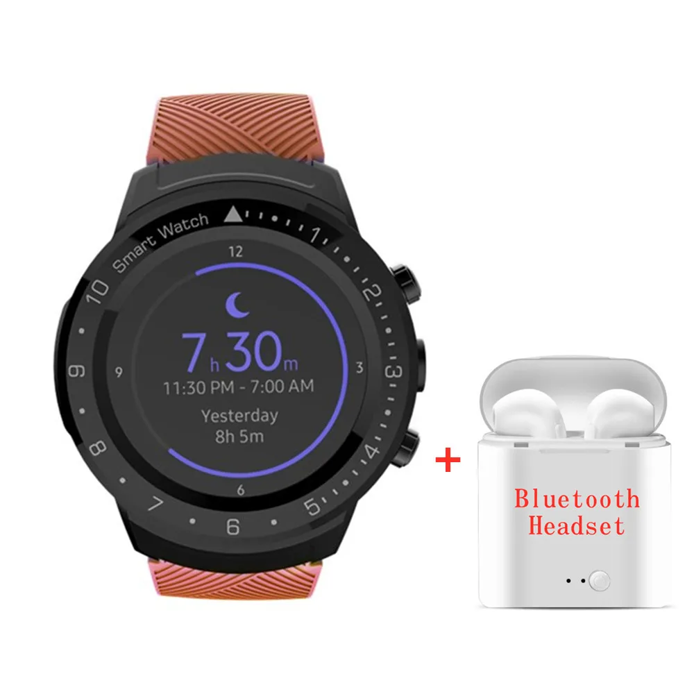 LTE 4G Смарт часы Android телефон DA09 3 ГБ+ 32 ГБ трекер сердечного ритма для Android iOS Smartwatch водонепроницаемый для HUAWEI Watch 2 GT - Цвет: add headset