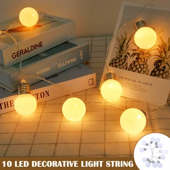 

10LED Light Bulb Decorative Light String House Courtyard Christmas Festive Party Decoration Lamp CLH@8