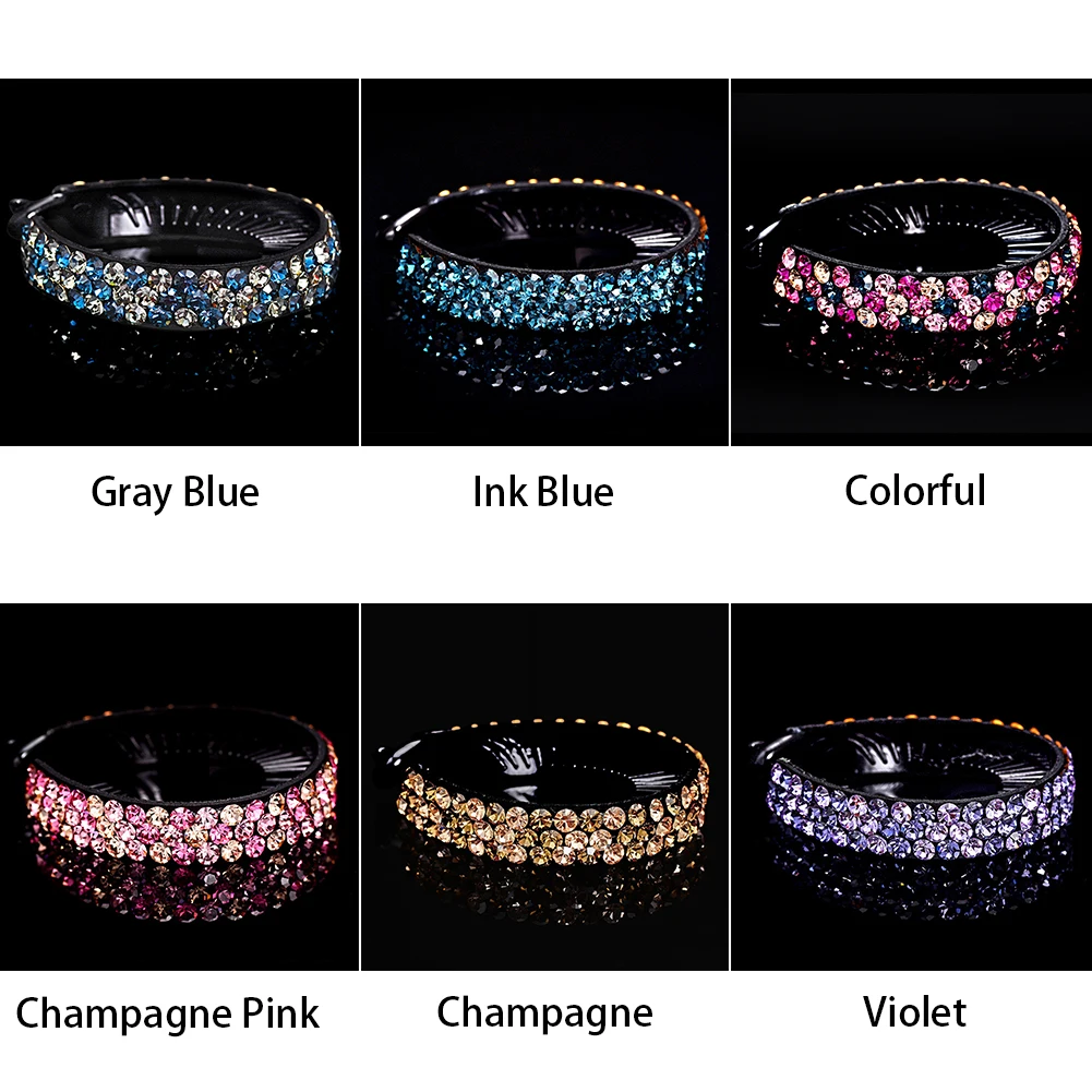 Women Styling Elegant Daily Floral Pattern Hairpin Easy Apply Dating Accessories Hair Claw Jewelry Rhinestone Fashion Headwear