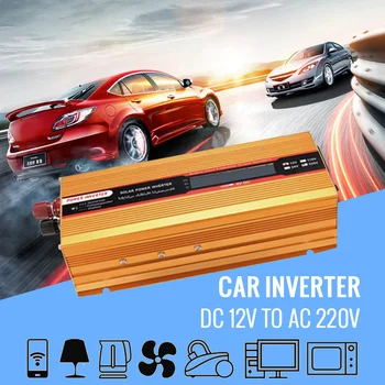 

Vehemo Converter DC12V To AC220V Auto Inverter Solar Power Inverter Transformer High Performance Outdoor Aluminium Alloy