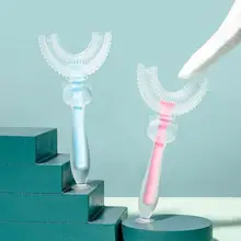 Brosse à dents de bébé en forme de dessin animé ventouse fond en Silicone infantile brosse à dents de nettoyage manuel pour les soins des gencives 