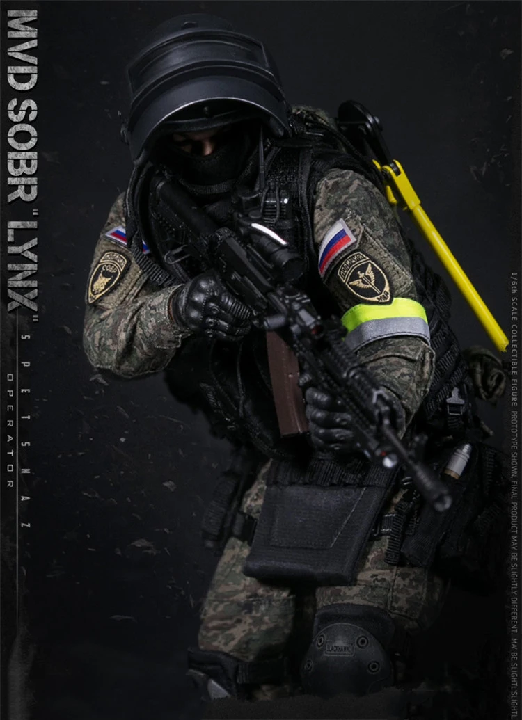 Коллекционная 1/6 шкала полный набор Мужская игровая фигурка военного 78058 русский спецназ MVD SOBR LYNX для фанатов коллекция подарки