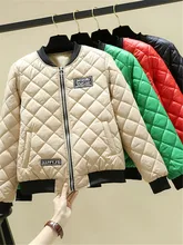  Bella Philoosphy Spring Rhombus Pattern Jacket Women Parkas Lady Short Bomber Jackets Female Casual Outwear Shearling Coats 