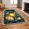 Nordic Carpet Soft Flannel play Area Rugs Galaxy Space 3D Printing Parlor Anti-slip Mat Home Decor Large Carpets for Living Room 2
