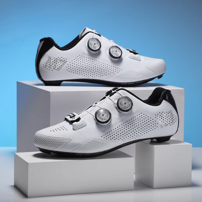 UPLINE 14 level hardness carbon fiber sole road bike professional self-locking cycling shoes Compatible cycling shoes