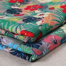 Lychee Life 50x145 см растительный печатный материал модные красочные ткани Ручное шитье для поделок одежда поставки украшения