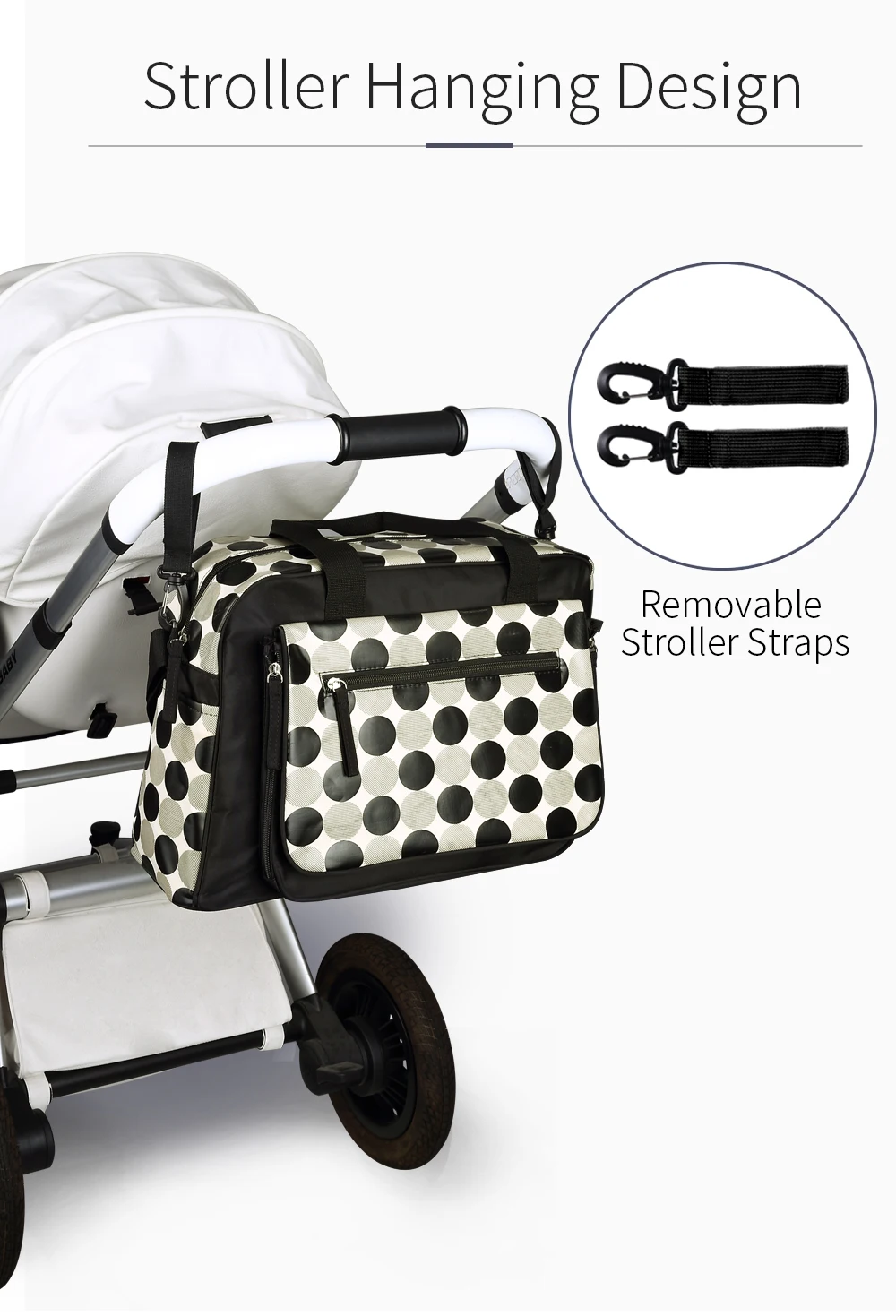 Insular модные детские сумки для мамы, сумка для подгузников, водонепроницаемая сумка для подгузников в горошек, сумка для коляски, Большая вместительная сумка для мам, для ухода за ребенком, для путешествий