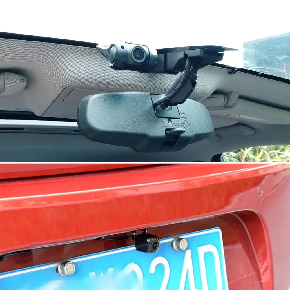 XCGaoon R300 Wifi двойной 1080P передний и задний Автомобильный видеорегистратор цифровой