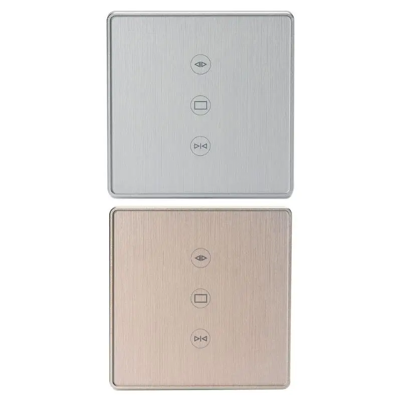 

WiFi Shutter Curtain Switch Touch Button Metal Durable Intelligent Voice APP Remote Control Household Electrical Accessories