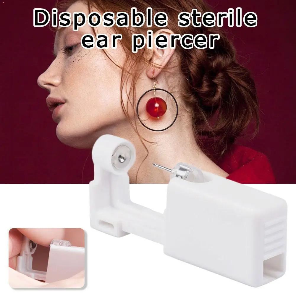 1PC Disposable Sterile Ear Piercing Unit Hot Healthy Ear Disposable Studs Tool Gun Safety Piercer Unit Asepsis Piercing P5P8