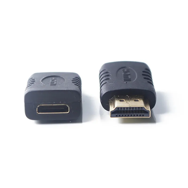

2 Pack Ult-Best Mini HDMI Female To HDMI Adapter Male Converter Gold Plated Connector Cable For HDTV 1080p Xbox 360