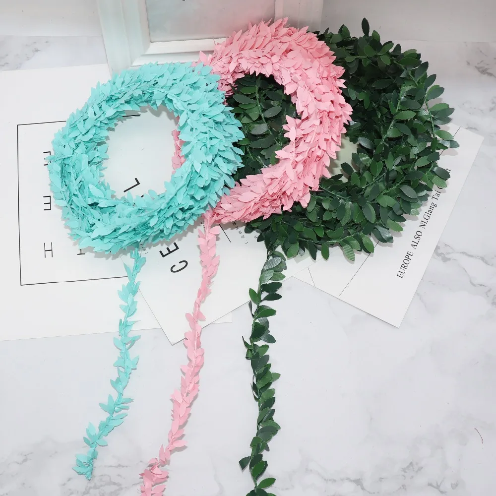 1m-artificial-flowers-rattan-Leaf-Nylon-Iron-Wire-DIY-wreath-Accessory-For-Wedding-Car-Decoration-garland(2)