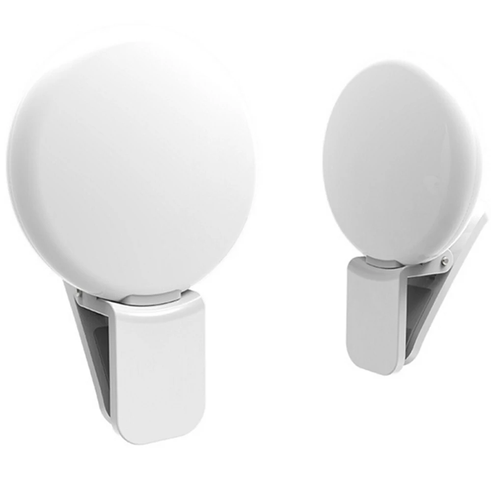 

2018 Natural Mini Portable Selfie Led Flash Photo Camera Ring Light for Iphone Samsung Lithium-Ion Polymeter Battery