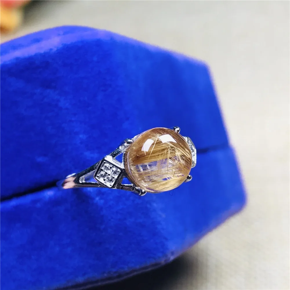 Gold Rutilated Ring (124)